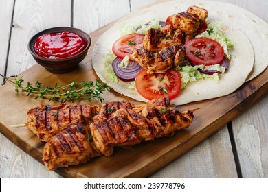 Grilled Chicken Shawarma