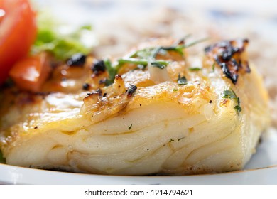 Grilled Cod Fish With Rice