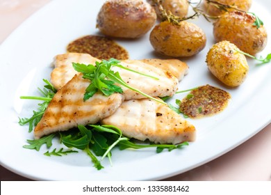 Grilled Cod With Potatoes