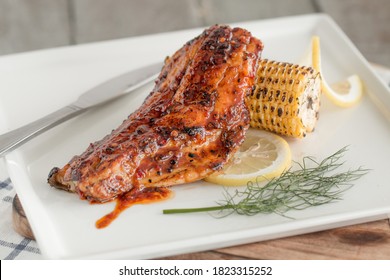 Grilled Dory Fish With Bbq Sauce