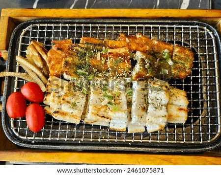 Grilled eel broiled eel grilled fish
