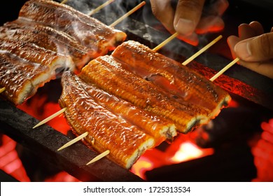 Grilled eel with soy based sauce