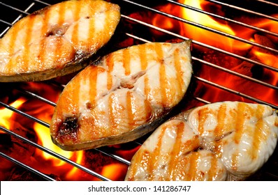 Grilled Fish On The Grill