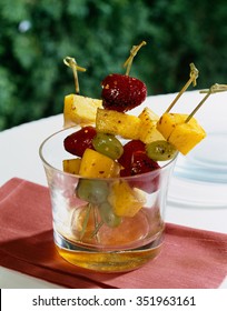 Grilled Fruit Kebab