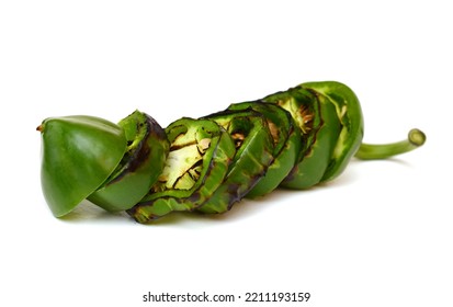 A Grilled Green Jalapeno Pepper