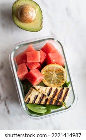 Grilled Halloumi And Watermelon Salad