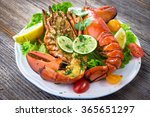 Grilled lobster 