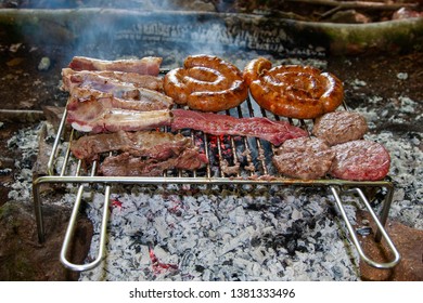 Grilled in the open air of sausage