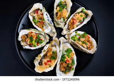 Grilled Oysters With Lemon Garlic