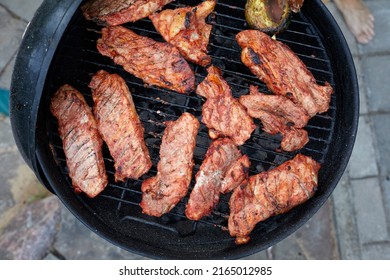 Grilled Pork On The Grill