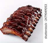 A grilled pork ribs Barbecue