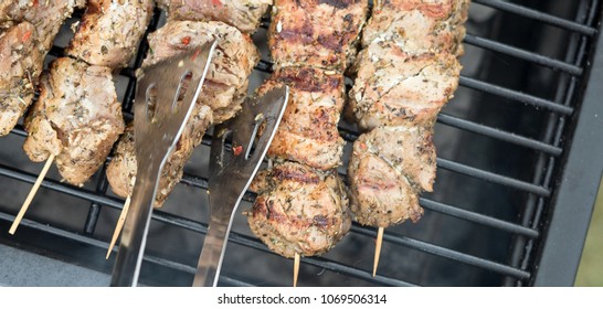 Grilled Pork Tenderloin Skewers