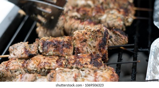 Grilled Pork Tenderloin Skewers