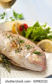 Grilled Red Snapper Close Up