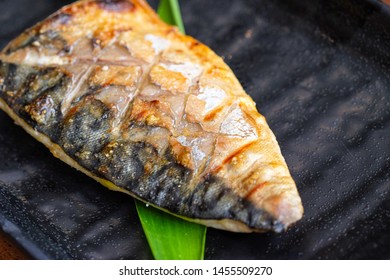 Grilled Saba Steak Close Up