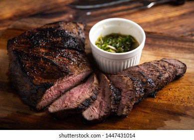 grilled and sliced tri tip steak