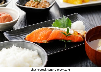 Grilled Sockeye Salmon Fillet(Japanese Breakfast)