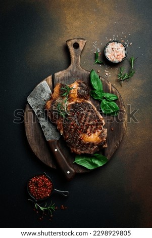 Similar – Image, Stock Photo Marinated heart-shaped chicken breast fillet with rubbing brush