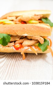 Grilled Vietnamese Chicken Sandwiches (bánh Mì)