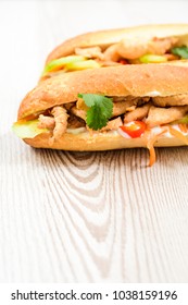 Grilled Vietnamese Chicken Sandwiches (bánh Mì)