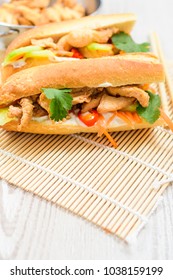 Grilled Vietnamese Chicken Sandwiches (bánh Mì)