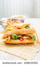 Grilled Vietnamese Chicken Sandwiches (bánh Mì)