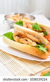 Grilled Vietnamese Chicken Sandwiches (bánh Mì)