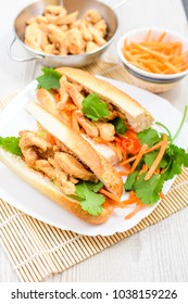 Grilled Vietnamese Chicken Sandwiches (bánh Mì)