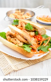 Grilled Vietnamese Chicken Sandwiches (bánh Mì)