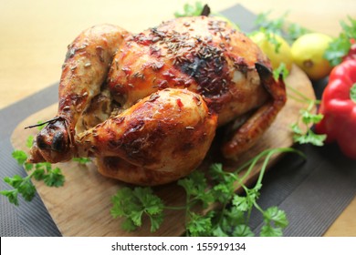 Grilled Whole Chicken