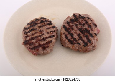 Grillet Burger Meat Homemade With Grill Marks