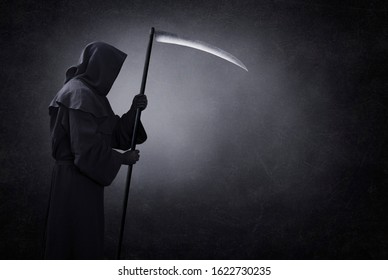 Grim Reaper Scythe Dark Stock Photo 1622730235 | Shutterstock