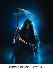 flaming grim reaper scythe