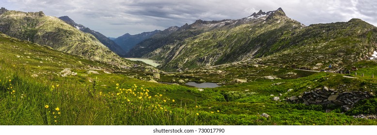 Grimsel Pass In Switzerland In Alps