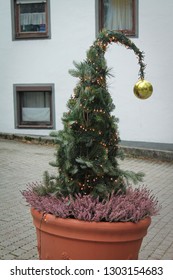 Grinch Christmas Tree In Friesing, Germany