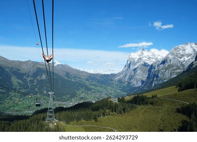 Grindelwald View from Eiger Express