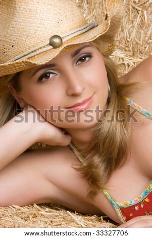 Grinning Country Girl