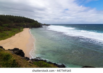 Gris Gris Beach Coast Of Mauritius.