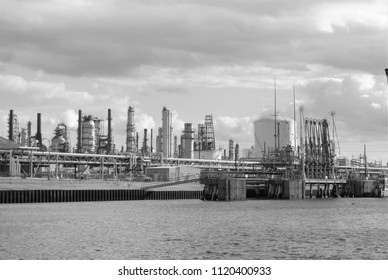Gritty Industry Along Houston’s Ship Channel.