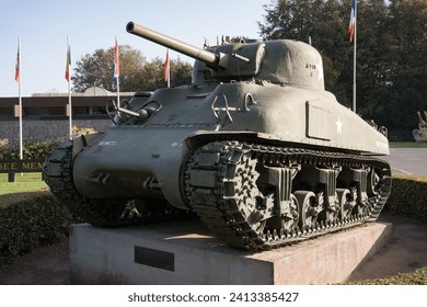The Grizzly I was a Canadian-built M4A1 Sherman tank with relatively minor modifications, primarily to stowage and pioneer tool location and adding accommodations for a Number 19 radio set.