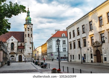 Grodzka Street In Krakow, Poland