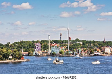 Grona Lund Attraction Park In Stockholm