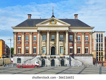 Groningen City Hall On The Grote Markt Square, Netherlands