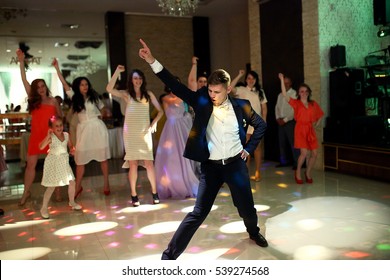 The Groom Dancing On The Dancefloor