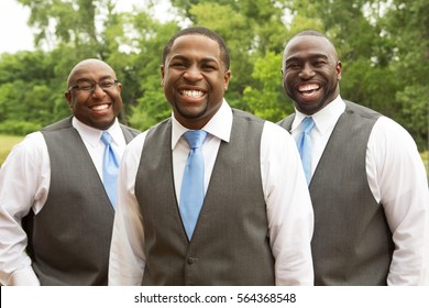 Groom And His Groomsmen. 