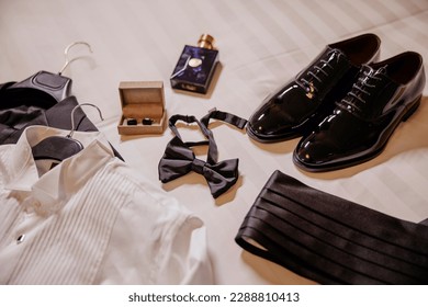 
groom room preparations stock photo - Powered by Shutterstock