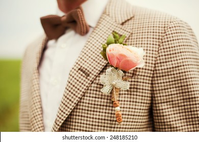 Groom In The Wedding Suit