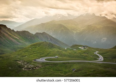 Grossglockner High Alpine Road at autumn, Alps, Austria