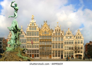 The Grote Markt Antwerp Belgium