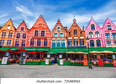 Grote Markt Square In Brugge